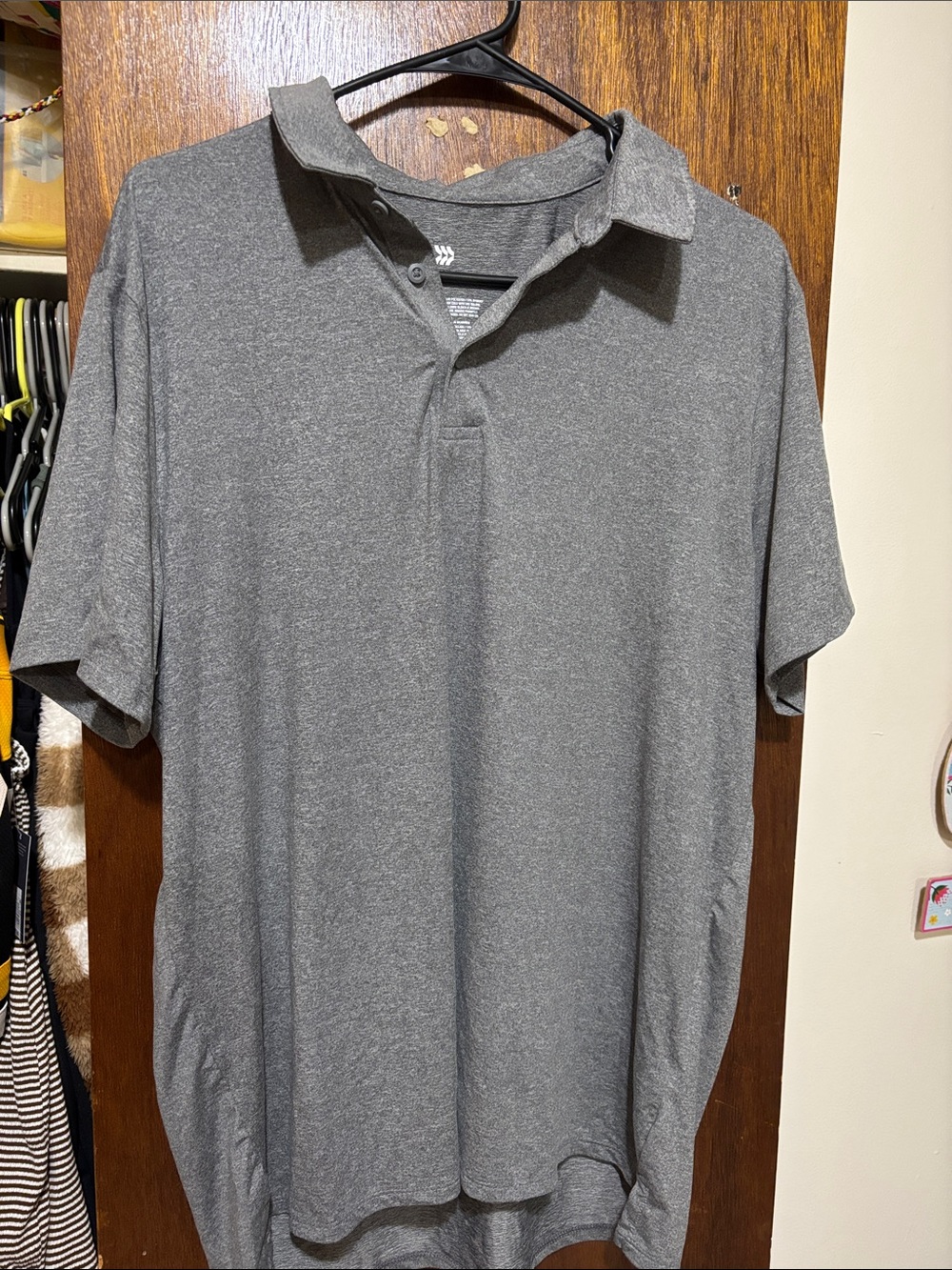 all in motion Heather Gray Men's Polo